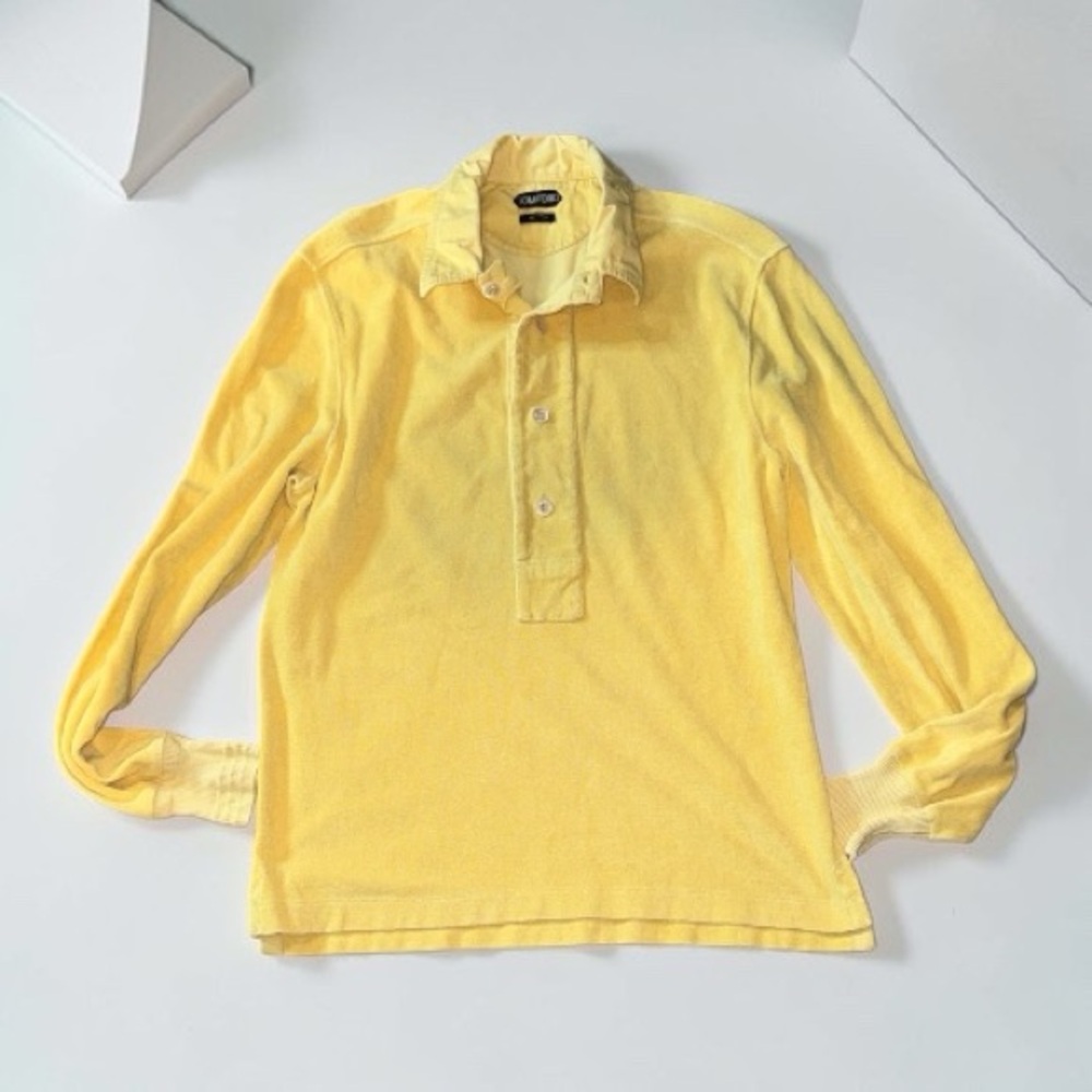 Tom Ford Terry Cloth Popover Size 50